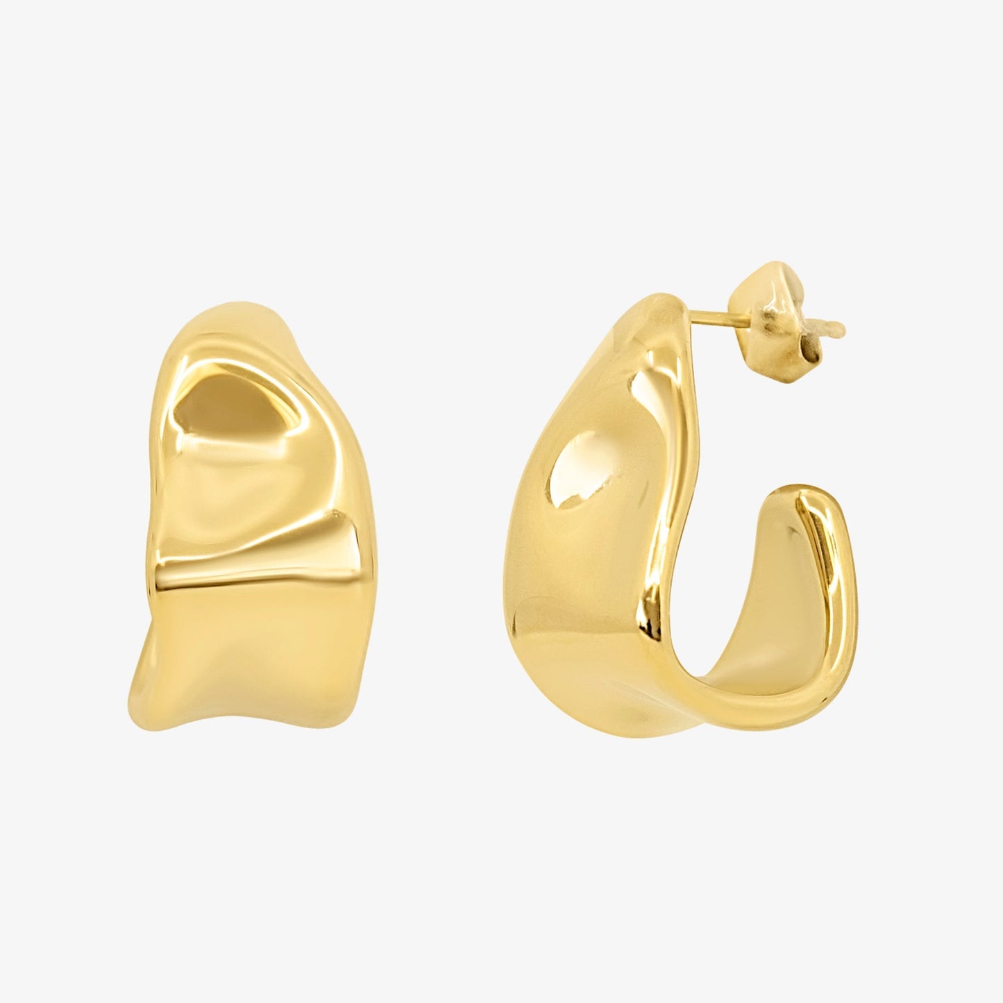 Liquid Dreams Hoop Earrings - EVRYJEWELS