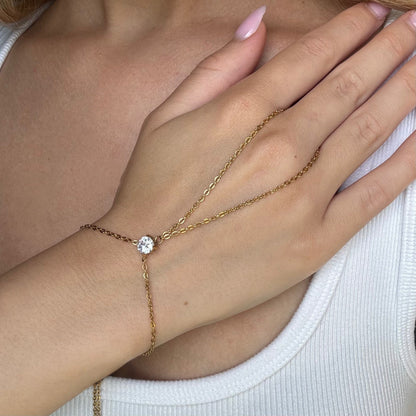 She's A Gem Hand Chain - EVRYJEWELS