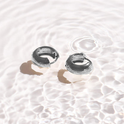Chunky Mini Hoop Earrings - EVRYJEWELS