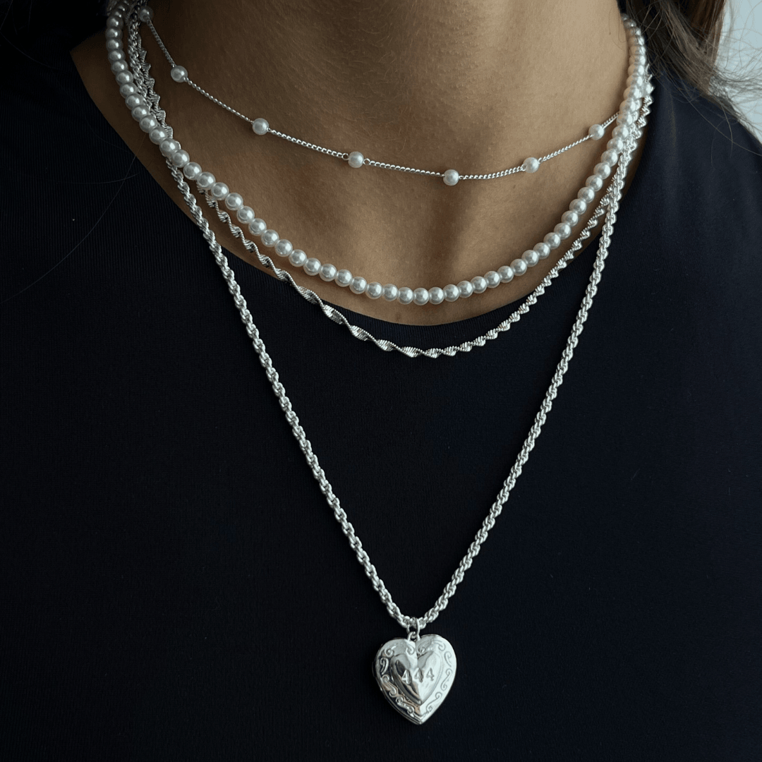 444 You Locket Necklace - EVRYJEWELS
