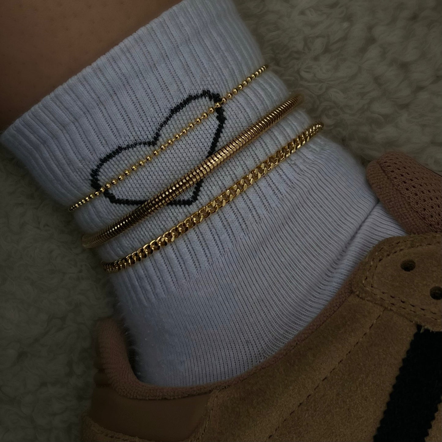Baby Angel Anklet - EVRYJEWELS
