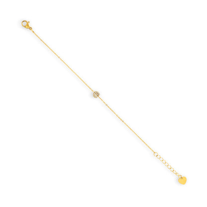 Crystal C Initial Bracelet - EVRYJEWELS