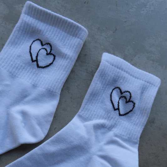 Double the Love Socks - EVRYJEWELS