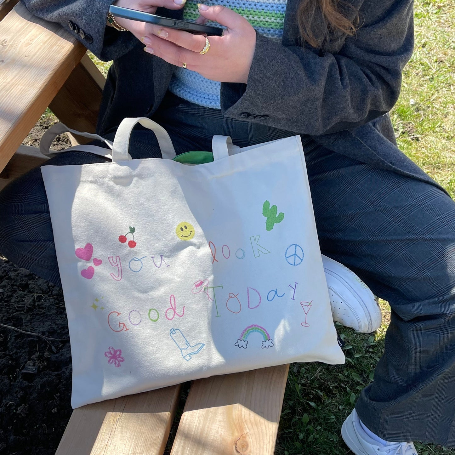 Friendly Reminder Tote Bag - EVRYJEWELS