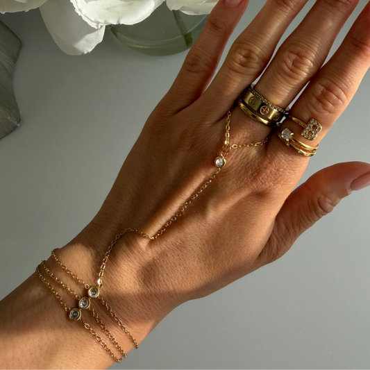 Audrey Hand Chain - EVRYJEWELS