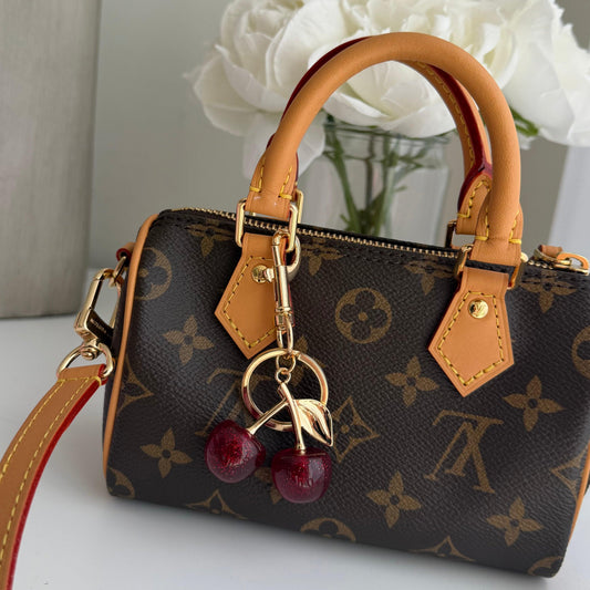 Lucky Cherry Bag Charm - EVRYJEWELS