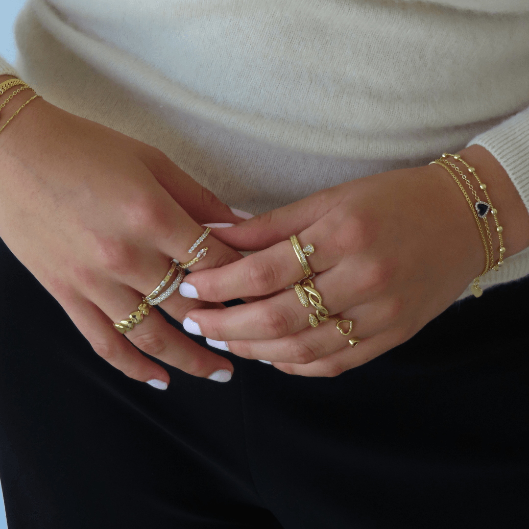 Shimmering Snake Ring - EVRYJEWELS