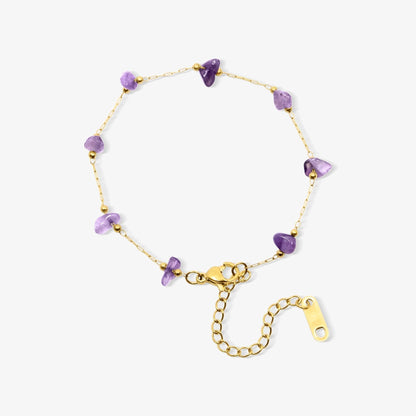Amethyst Angel Bracelet - EVRYJEWELS
