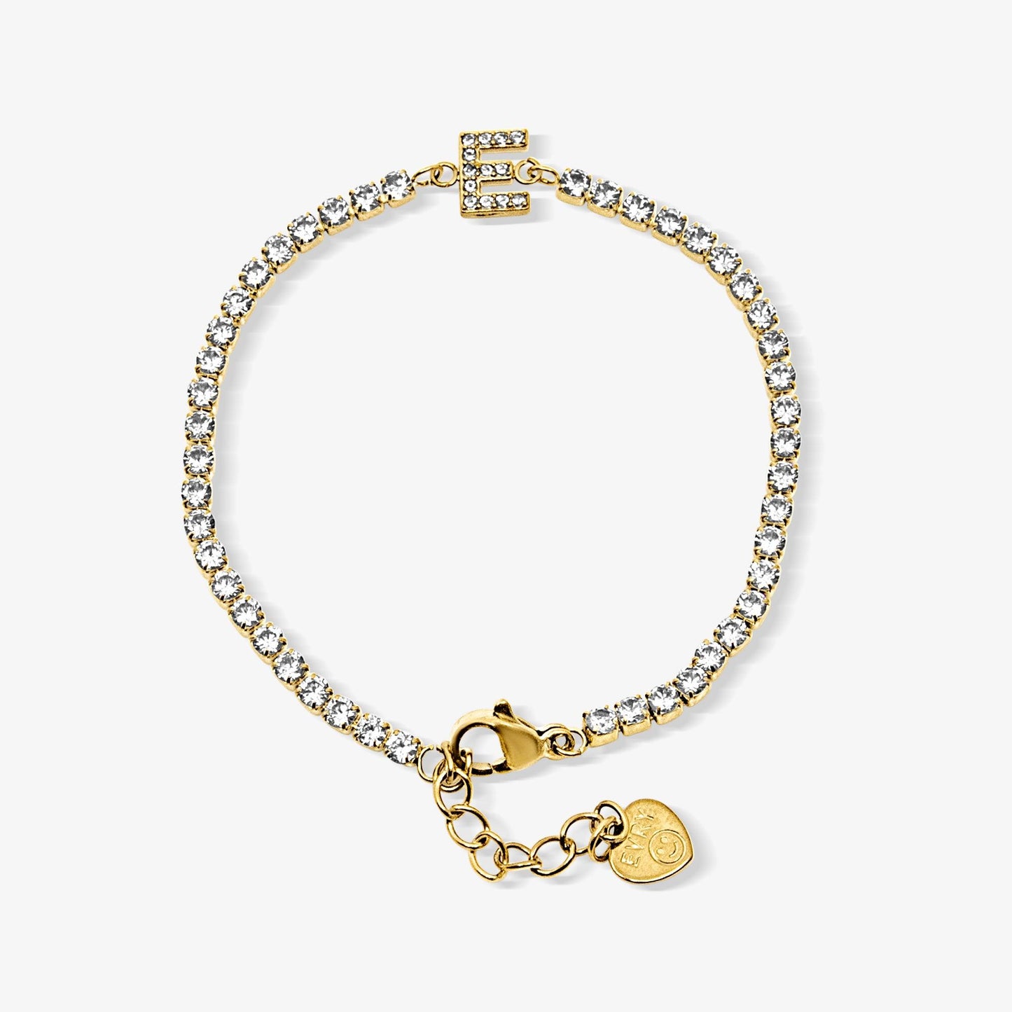 Icy Initial Tennis Bracelet - EVRYJEWELS