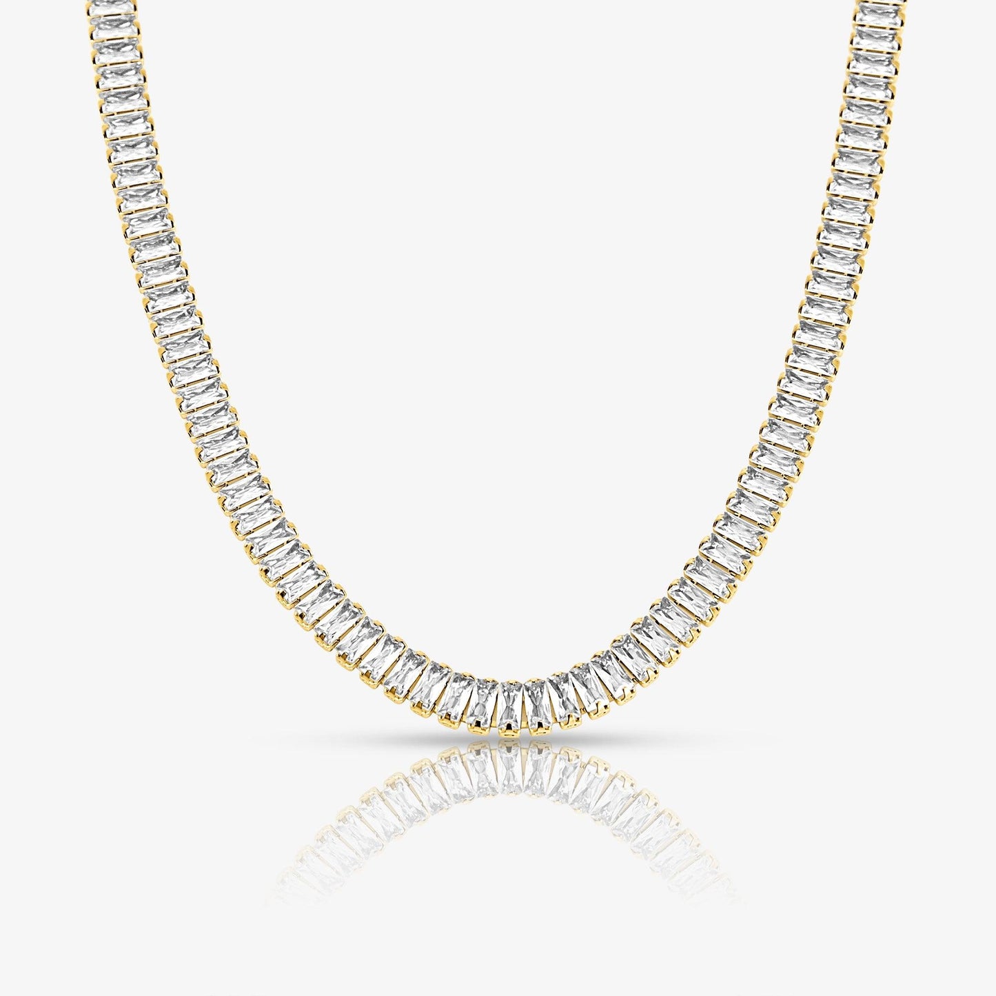 Frost Beam Tennis Necklace - EVRYJEWELS