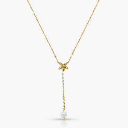 Pearly Sea Lariat Necklace - EVRYJEWELS