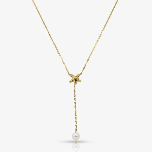 Pearly Sea Lariat Necklace - EVRYJEWELS