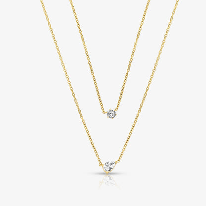 Whisper Shine Necklace 2 Piece Set - EVRYJEWELS